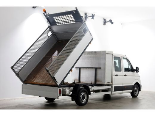 Volkswagen Crafter 35 2.0 TDI 140pk E6 D.C. Highline Kipper met hoge boorden 09-2017 ActivLease financial lease