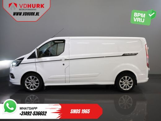 Ford Transit Custom 2.0 TDCI 170 pk Aut. L2 Sport BPM VRIJ! Bi-Xenon/ Leder/ D.B. Riem VV./ Elek.stoel/ Stoelverw./ C... ActivLease financial lease