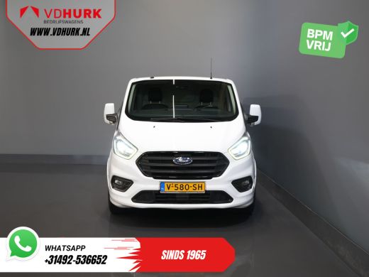 Ford Transit Custom 2.0 TDCI 170 pk Aut. L2 Sport BPM VRIJ! Bi-Xenon/ Leder/ D.B. Riem VV./ Elek.stoel/ Stoelverw./ C... ActivLease financial lease