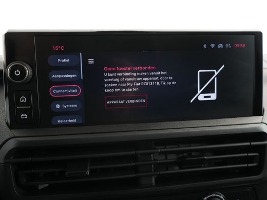 Fiat E-Scudo L3 75 kWh | 11 kW lader | Airco | Apple Carplay/Android Auto|telefoonintegratie premium ActivLease financial lease