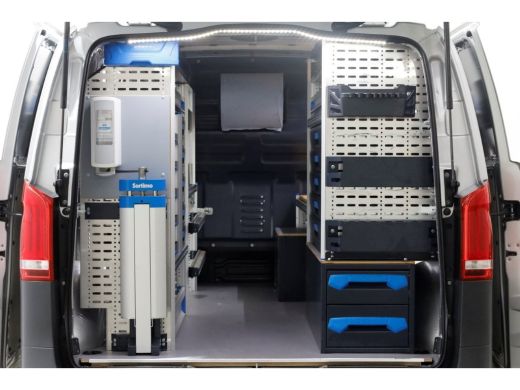 Mercedes-Benz Vito 114 CDI 136pk Compact 9G Automaat 2x Schuifdeur/LED/Camera/Inrichting 05-2022 ActivLease financial lease