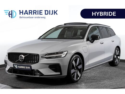 Volvo  V60 2.0 T6 Plug-in hybrid AWD Ultra Dark - Automaat | S/K-Panodak | Dig. Cockpit | Adapt. Cruise | St...