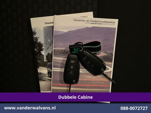 Ford Transit Custom 2.0 TDCI 130pk L2H1 Dubbele Cabine Euro6 Airco | 5-Zits | Camera | 2x zijdeur | Apple Carplay Cru... ActivLease financial lease