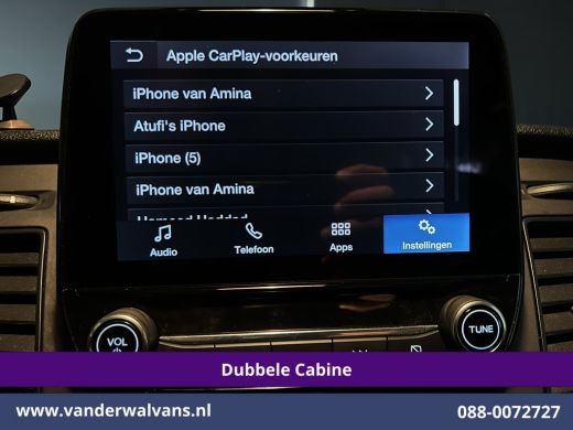 Ford Transit Custom 2.0 TDCI 130pk L2H1 Dubbele Cabine Euro6 Airco | 5-Zits | Camera | 2x zijdeur | Apple Carplay Cru... ActivLease financial lease