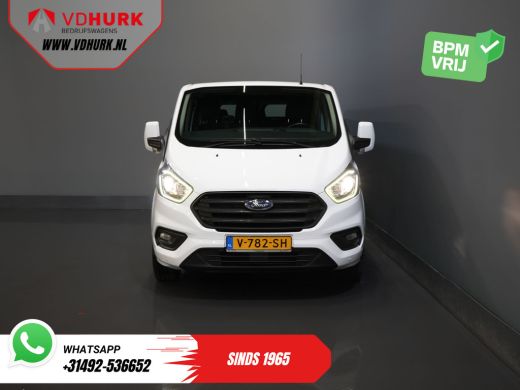 Ford Transit Custom 340 2.0 TDCI 130 pk L2 Dubbel Cabine DC BPM VRIJ! 6 Pers./ 2.8t Trekverm./ PDC/ Cruise/ Trekhaak/... ActivLease financial lease