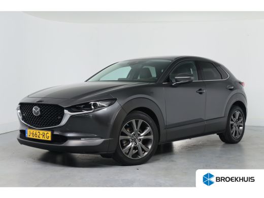 Mazda CX-30 2.0 e-SkyActiv-X M Hybrid Luxury | Trekhaak | Lederen bekleding | Elektr Stoel + Mem | Adaptive C...
