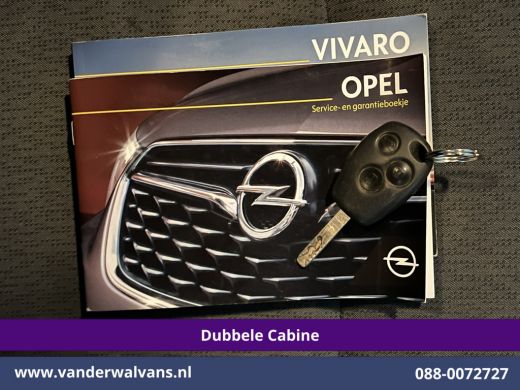 Opel Vivaro 1.6 CDTI 126pk L2H1 Dubbele cabine Euro6 Airco | 5-Zits | Camera | Navigatie | Omvormer | Trekhaa... ActivLease financial lease