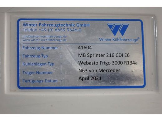 Mercedes-Benz Sprinter 316 CDI 163pk RWD L1H1 7G Automaat Koelwagen Trekhaak/LED/Camera 04-2021 ActivLease financial lease