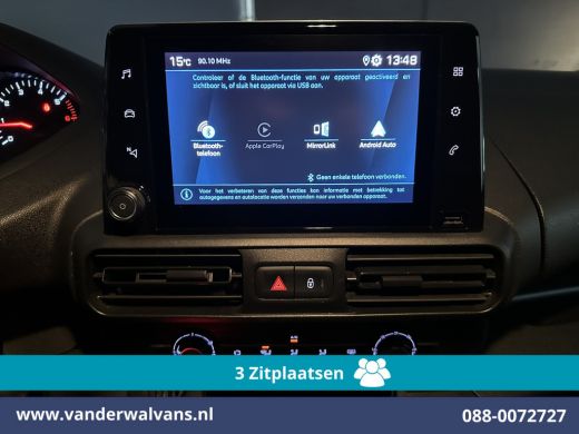 Peugeot Partner 1.5 BlueHDI L1H1 Euro6 Airco | 3-Zits | Apple Carplay | Android Auto | Cruisecontrol Parkeersenso... ActivLease financial lease