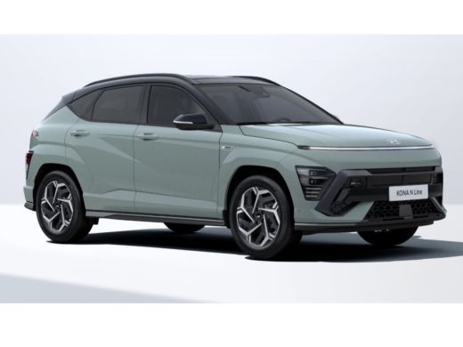 Hyundai Kona 1.6 GDI HEV N Line Sky € 4000,- korting !!| Achterstoelen verwarmd | Achteruitrijcamera | Airco (... ActivLease financial lease