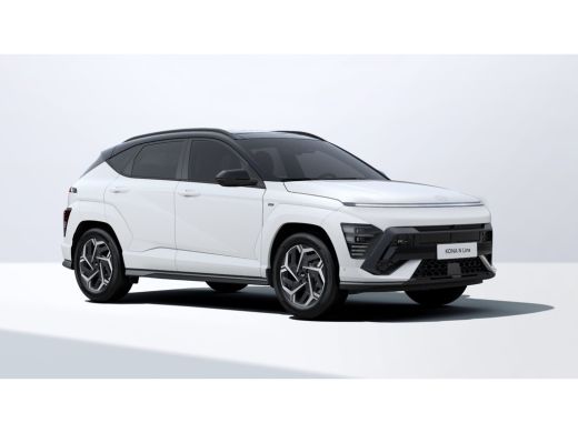 Hyundai Kona 1.6 GDI HEV N Line Sky € 4000,- korting !!| Achterstoelen verwarmd | Achteruitrijcamera | Apple C... ActivLease financial lease
