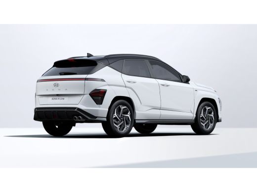 Hyundai Kona 1.6 GDI HEV N Line Sky € 4000,- korting !!| Achterstoelen verwarmd | Achteruitrijcamera | Apple C... ActivLease financial lease