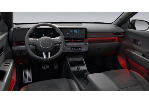 Hyundai Kona 1.6 GDI HEV N Line Sky € 4000,- korting !!| Achterstoelen verwarmd | Achteruitrijcamera | Apple C... ActivLease financial lease