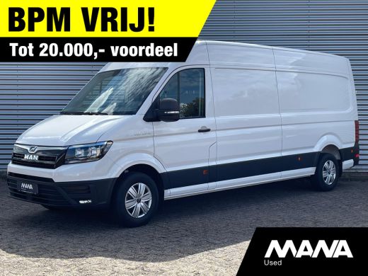 MAN TGE 35 3.140 L4H3 Extra Lang Hoog BPM VRIJ Airco Camera Parkeersensoren MAN TGE 35 3.140 L4H3 Extra Lang Hoog BPM VRIJ Airco Camera Parkeersensoren