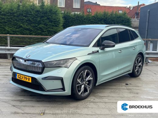 Skoda Enyaq iV Sportline 60 | 20" lichtmetalen velgen Taurus, antraciet gepolijst | 8 Luidsprekers | Achteruitri...