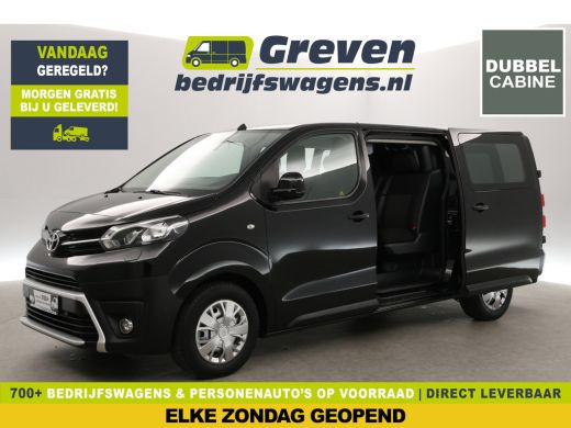 Toyota ProAce 2.0 D-4D L3H1 | DC | 360° Camera | Airco | Cruise | Navi | 2xSchuifdeur | Trekh. | Parkeersens.