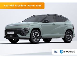 Hyundai Kona 1.6 GDI HEV N Line Sky € 4000,- korting !!| Achterstoelen verwarmd | Achteruitrijcamera | Airco (...