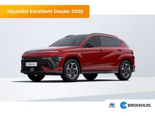 Hyundai Kona 1.6 GDI HEV N Line Sky € 4000,- korting !!| Achterstoelen verwarmd | Achteruitrijcamera | Airco (...