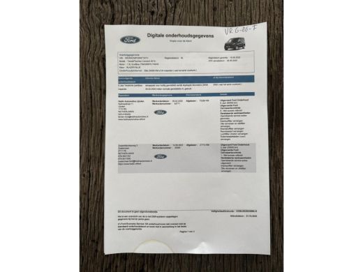 Ford Transit Connect 1.5 EcoBlue Automaat Hondenauto 2x Bench/hondenrek ActivLease financial lease