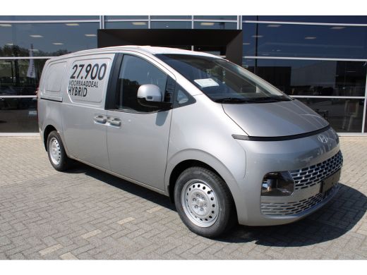 Hyundai Staria 1.6 T-GDI HEV € 12433,- korting !! | 2 zitplaatsen rechtsvoor | Achterruitverwarming | Achteruitr... ActivLease financial lease