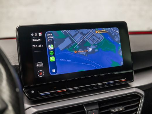 Seat Leon 1.5 TSI FR Sport 150Pk Automaat (APPLE CARPLAY, GROOT NAVI, ADAPTIVE CRUISE, SPORTSTOELEN, ZWART ... ActivLease financial lease