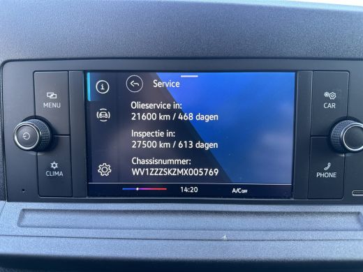 Volkswagen Caddy 2.0 TDI 102 PK EURO6 Cruise control/trekhaak/parkeer sensoren ActivLease financial lease