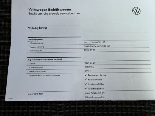 Volkswagen Caddy 2.0 TDI 102PK EURO 6 Trekhaak/carplay/navi by app ActivLease financial lease