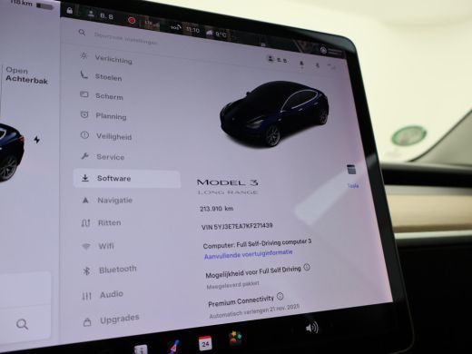 Tesla Model 3 LONG RANGE RWD 75 kWh + PANORAMA | LEDER | STOELVERW. V+A | CAMERA'S | LED ActivLease financial lease