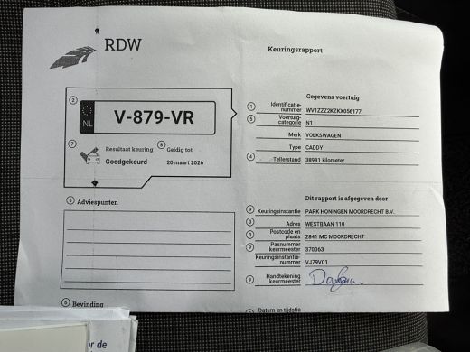 Volkswagen Caddy 1.4 TGI CNG L1H1 EcoFuel Highline Stoelverwarming/CarPlay/trekhaak ActivLease financial lease