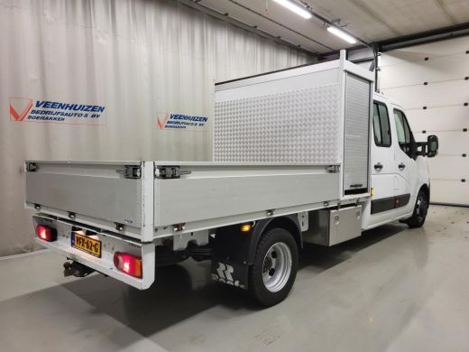 Renault Master 2.3DCI Pick-up Dubbele Cabine 3500kg Trekgewicht Euro 6! ActivLease financial lease