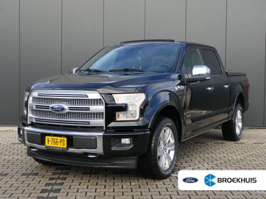Ford F-150 3.5 V6 Ecoboost Platinum SuperCrew | Panoramadak | Leder | Trekhaak | Camera | Navigatie | CarPla... Ford F-150 3.5 V6 Ecoboost Platinum SuperCrew | Panoramadak | Leder | Trekhaak | Camera | Navigatie | CarPla...
