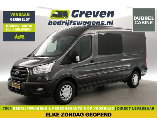 Ford Transit 2.0 TDCI 185PK L3H2 | DC | 7-zits | Airco | Cruise | Camera | Carplay | Trekh. | Parkeersens. Ford Transit 2.0 TDCI 185PK L3H2 | DC | 7-zits | Airco | Cruise | Camera | Carplay | Trekh. | Parkeersens.