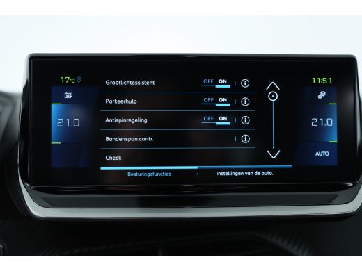 Peugeot e-208 EV GT 350 50 kWh | Adaptive Cruise | Camera | Keyless | Stoelverwarming | Cliamte Control | 10" T... ActivLease financial lease