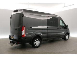 Ford Transit 2.0 TDCI 185PK L3H2 | DC | 7-zits | Airco | Cruise | Camera | Carplay | Trekh. | Parkeersens.