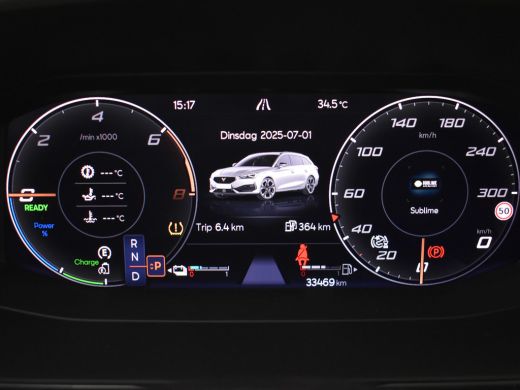 CUPRA Leon Sportstourer 1.4 e-Hybrid VZ Performance 245pk | Trekhaak | Dodehoekdetectie l Super Sport Stuur l Adaptief cr... ActivLease financial lease