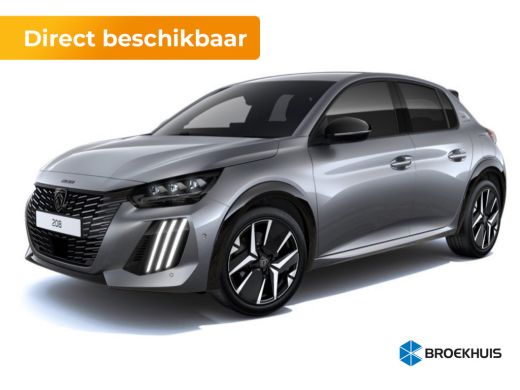 Peugeot 208 GT | Armsteunen op de voorportieren bekleed met kunstleder met groen sierstiksel (GT-Line) | Clim...