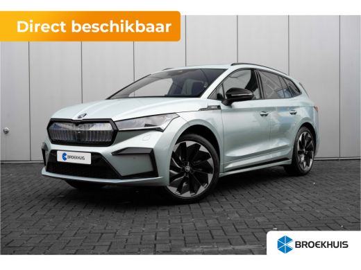 Skoda Enyaq iV Sportline | 20" lichtmetalen velgen Taurus, antraciet gepolijst | Driving mode select | E-Sound g...