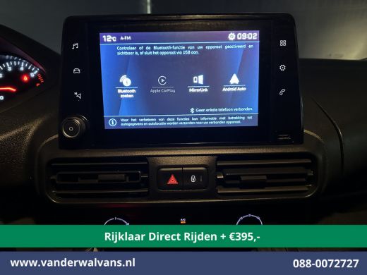 Peugeot Partner 1.5 BlueHDI 102pk L1H1 Euro6 *Rijklaar Direct Rijden* Airco | Apple Carplay | Cruisecontrol | Tre... ActivLease financial lease