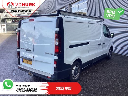 Renault Trafic 1.6 dCi 120 pk L2 BPM VRIJ! NL Auto/ 3 Pers./ Imperiaal/ Navi/ Airco/ Cruise/ PDC/ Trekhaak ActivLease financial lease