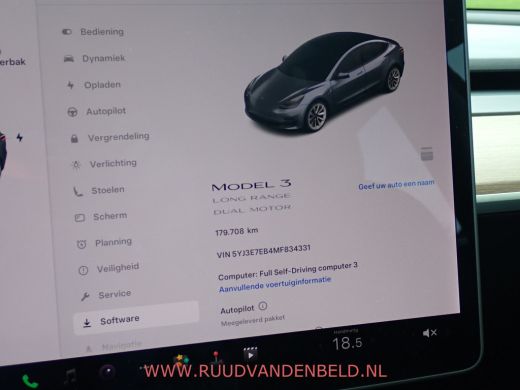 Tesla Model 3 Long Range AWD 75kWh 91%SOH !! FACELIFT !! WARMTEPOMP / TREKHAAK / 19''SPORT ActivLease financial lease