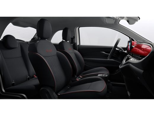Fiat 500e RED | 10,25" touchscreen radio met Bluetooth, DAB & USB | Automatische airconditioning | Cruise c... ActivLease financial lease