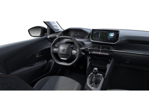 Peugeot 208 Style | Dashboard en deurpanelen in kunststof met carboneffect | Ecoled koplampen | Elektrisch ve... ActivLease financial lease