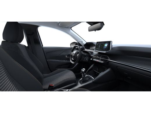 Peugeot 208 Style | Dashboard en deurpanelen in kunststof met carboneffect | Ecoled koplampen | Elektrisch ve... ActivLease financial lease