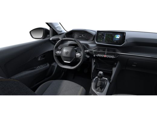 Peugeot 208 Style | Dashboard en deurpanelen in kunststof met carboneffect | Ecoled koplampen | Elektrisch ve... ActivLease financial lease