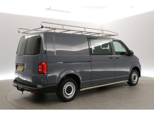 Volkswagen Transporter 2.0 TDI L2H1 | 140PK | DC | Airco | Cruise | Carplay | Trekhaak | Navi | Imperiaal | Parkeersens. ActivLease financial lease