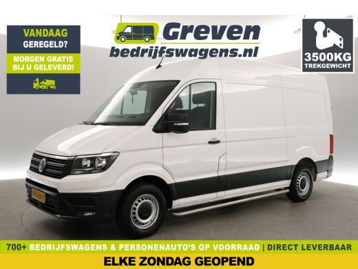 Volkswagen Crafter 35 2.0 TDI 177PK L3H3 | 3500kg Trekgew. | Trekh. | Airco | Cruise | 3-Zits | Carplay | Parkeersens.