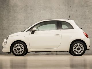 Fiat 500 0.9 TwinAir Turbo Lounge (PANORAMADAK, APPLE CARPLAY, GROOT NAVI, CRUISE, SPORTSTOELEN, LM VELGEN...