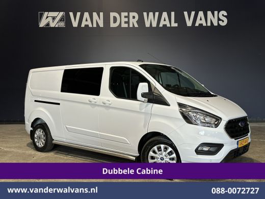 Ford Transit Custom 2.0 TDCI 130pk L2H1 Dubbele Cabine Euro6 Airco | 6-Zits | LM velgen | LED | Navigatie | Cruisecon...