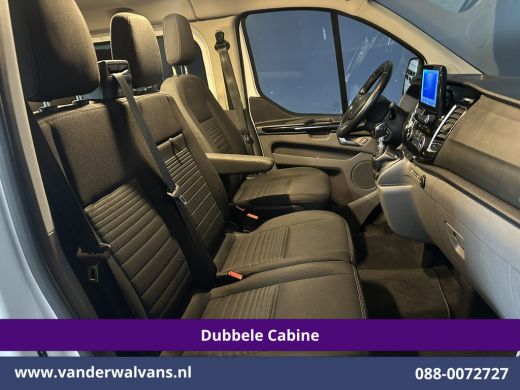 Ford Transit Custom 2.0 TDCI 130pk L2H1 Dubbele Cabine Euro6 Airco | 6-Zits | LM velgen | LED | Navigatie | Cruisecon... ActivLease financial lease