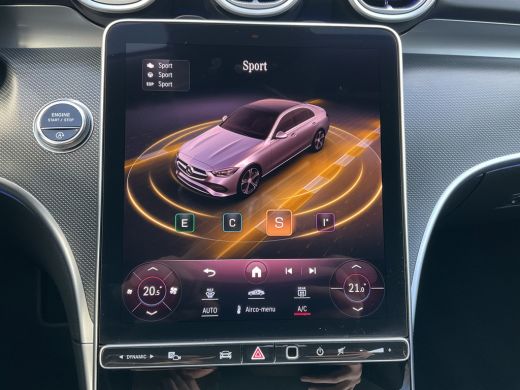 Mercedes-Benz C-Klasse 220 D AMG Line Stoel.electr.Verw Sfeerverl, Hybride Nieuwstaat Grafietgrijs metalliclak ActivLease financial lease